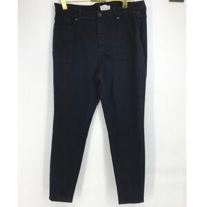 Habitual Elli High Rise Skinny Jeans Black Women's Size‎ 16W Denim Pants